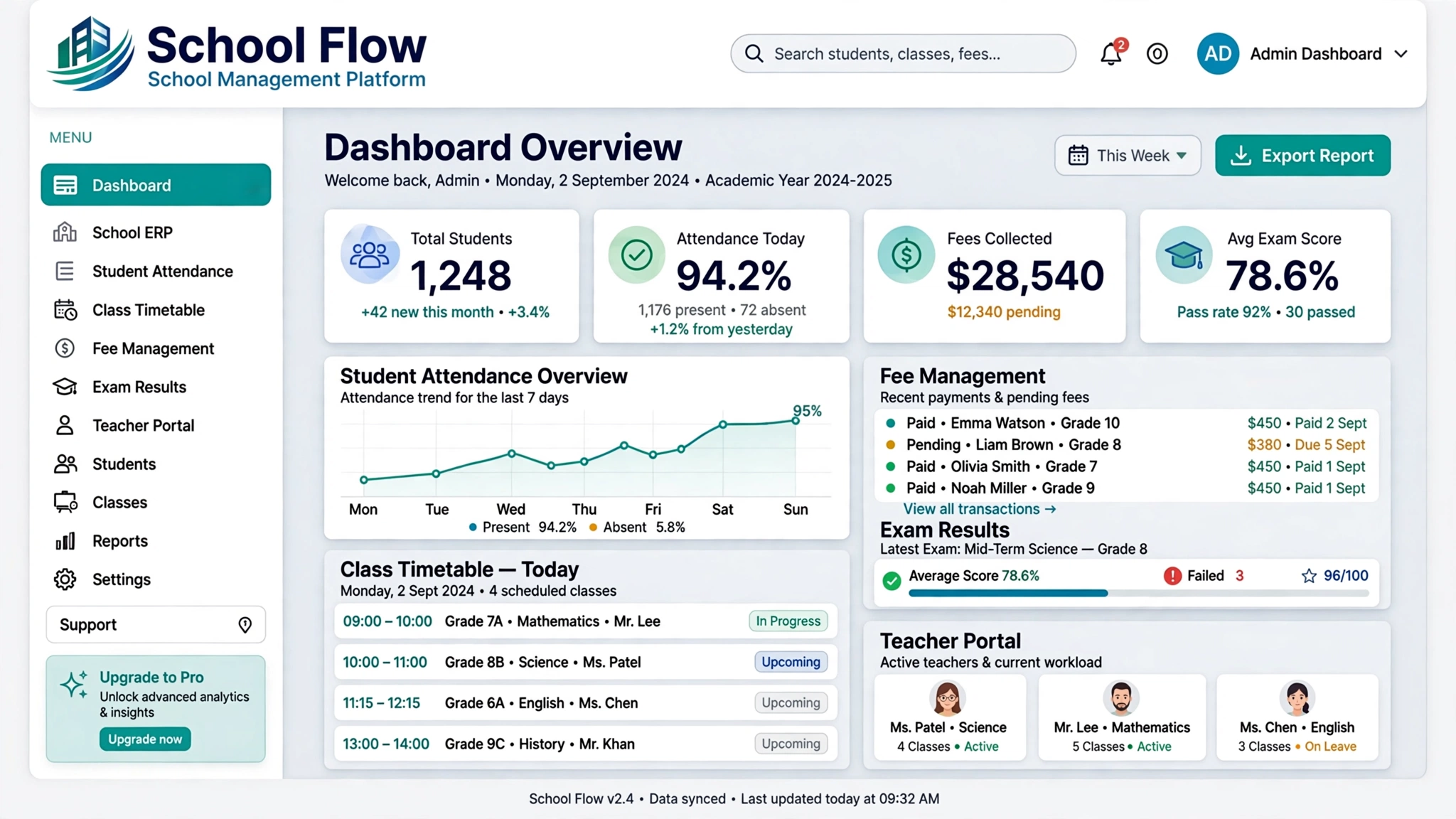 School Flow - School Management Platform